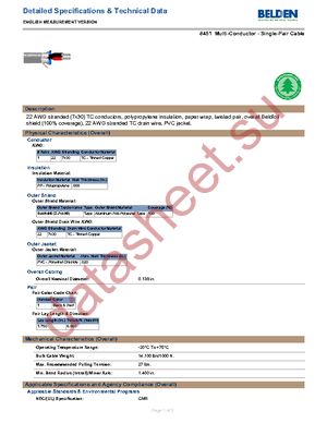 8451 0101000 datasheet  